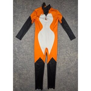 Miraculous Ladybug Rena Rouge Costume Jumpsuit Girls Medium 7/8 Orange Cosplay